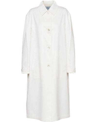 prada cotton coat|prada coat women's sale.